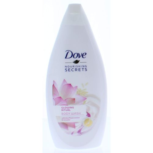 Dove Nourishing Secrets Glowing Ritual Body Wash With Lotus Flower Extracts & Rice Water – 500ml Brand: Dove - Gives you softer, smoother skin after just one shower