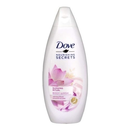 Dove Nourishing Secrets Glowing Ritual Body Wash With Lotus Flower Extracts & Rice Water – 500ml Brand: Dove - Gives you softer, smoother skin after just one shower