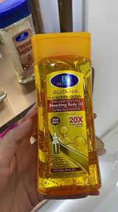 Dr Davey Gluta-Nia Healthy Glow Pro-Age Restore Body Oil 200ml – AHA & BHA Skin Radiance Oil, Anti-Aging & Whitening Serum, Dark Spot Remover, Extra Brightening & Moisturizing Natural Glow