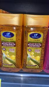 Dr Davey Gluta-Nia Healthy Glow Pro-Age Restore Body Oil 200ml – AHA & BHA Skin Radiance Oil, Anti-Aging & Whitening Serum, Dark Spot Remover, Extra Brightening & Moisturizing Natural Glow