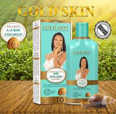 Gold Skin Clarifying Body Lotion with Snail Slime, Fast Action Skin Brightening & Moisturizing Body Milk for Even Tone, Smooth Radiant Skin, Visible Results in Days