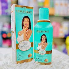 Gold Skin Clarifying Body Lotion with Snail Slime, Fast Action Skin Brightening & Moisturizing Body Milk for Even Tone, Smooth Radiant Skin, Visible Results in Days