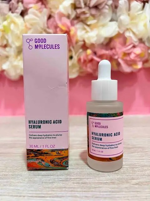 Good Molecules Hyaluronic Acid Serum 30ml, Deep Hydration Face Serum for Plump Smooth Skin, Helps Reduce Appearance of Fine Lines & Improve Skin Moisture Balance
