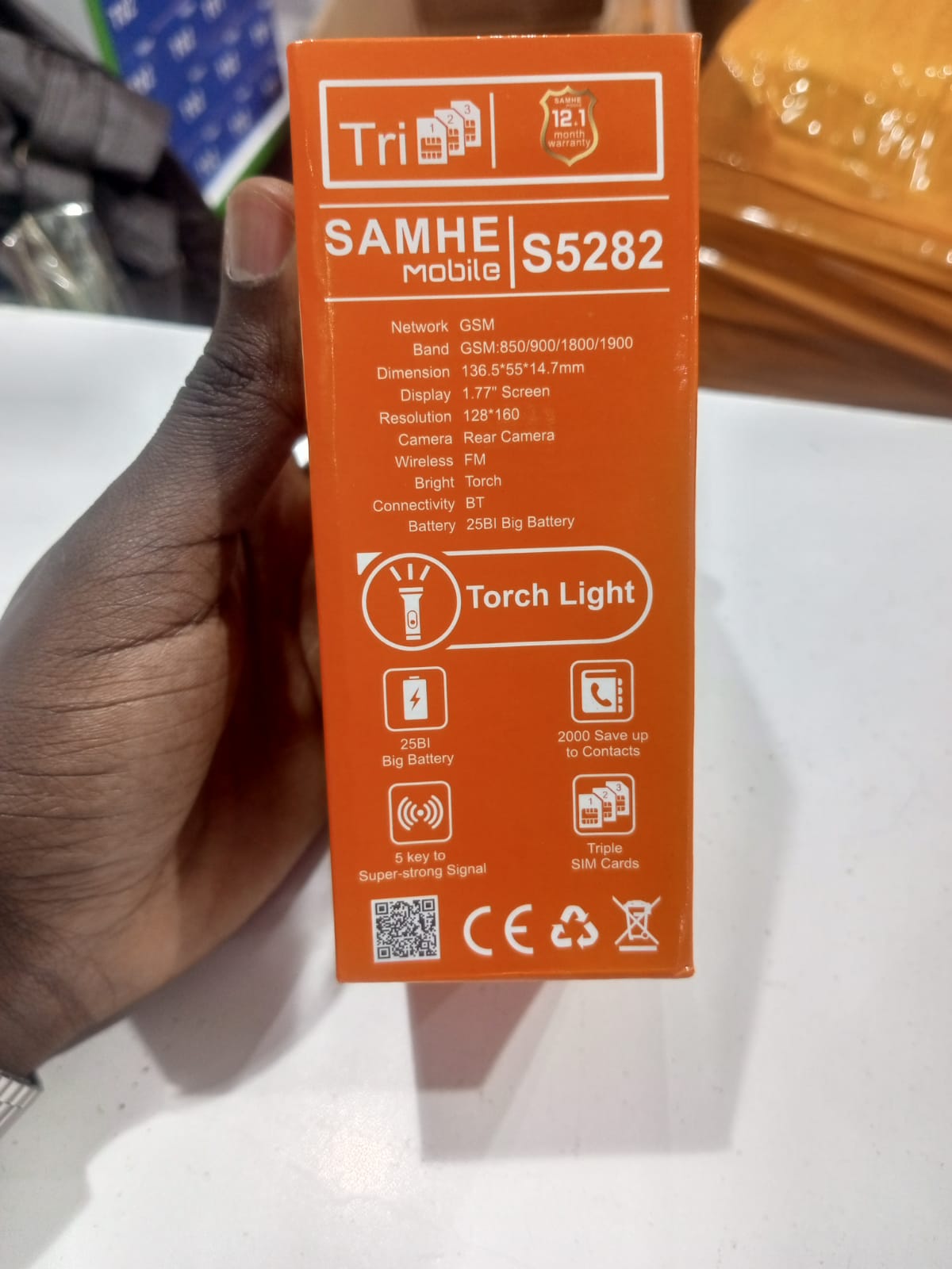 [NEW ARRIVAL!!!] SAMHE S5282 1.77 INCH FEATURE PHONE WITH TRIPLE SIM, BIG BATTERY, KING VOICE & WIRELESS FM RADIO, LARGE KEYPAD MOBILE PHONE WITH TYPE-C CHARGING!!! AND 2000 CONTACTS CAPACITY