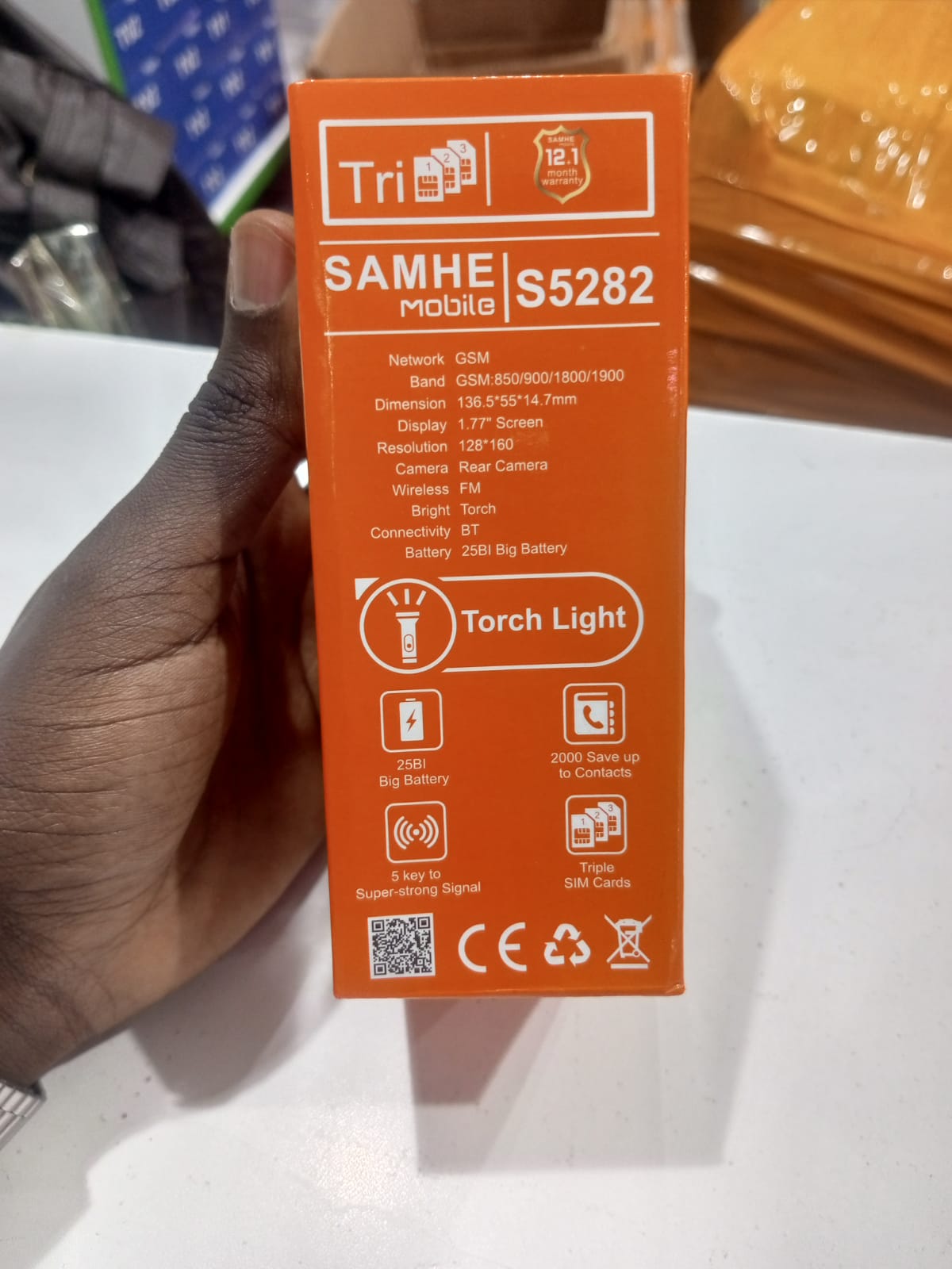 [NEW ARRIVAL!!!] SAMHE S5282 1.77 INCH FEATURE PHONE WITH TRIPLE SIM, BIG BATTERY, KING VOICE & WIRELESS FM RADIO, LARGE KEYPAD MOBILE PHONE WITH TYPE-C CHARGING!!! AND 2000 CONTACTS CAPACITY