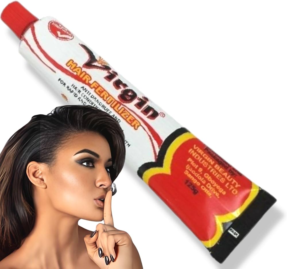 VIRGIN Hair Fertilizer – Fast Anti-Dandruff & Hair Growth Cream Reduces breakage & thinning, Strengthens weak roots & repairs damage and Suitable for natural, relaxed, braided & dreadlocked hair