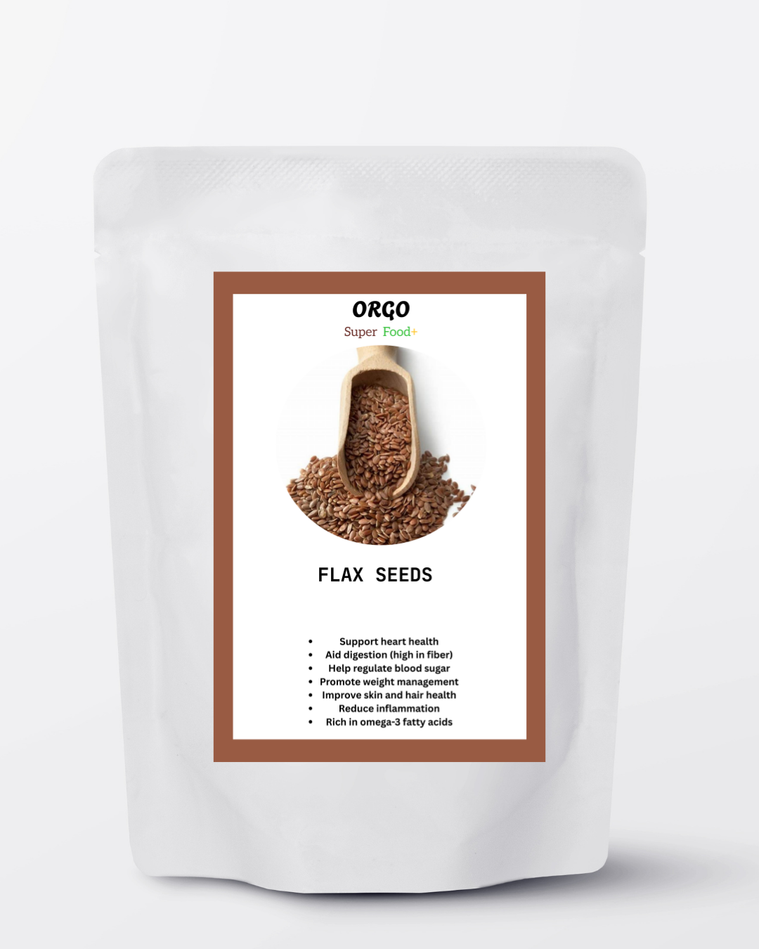 ORGO FLAX SEEDS 125G, 250G, 500G