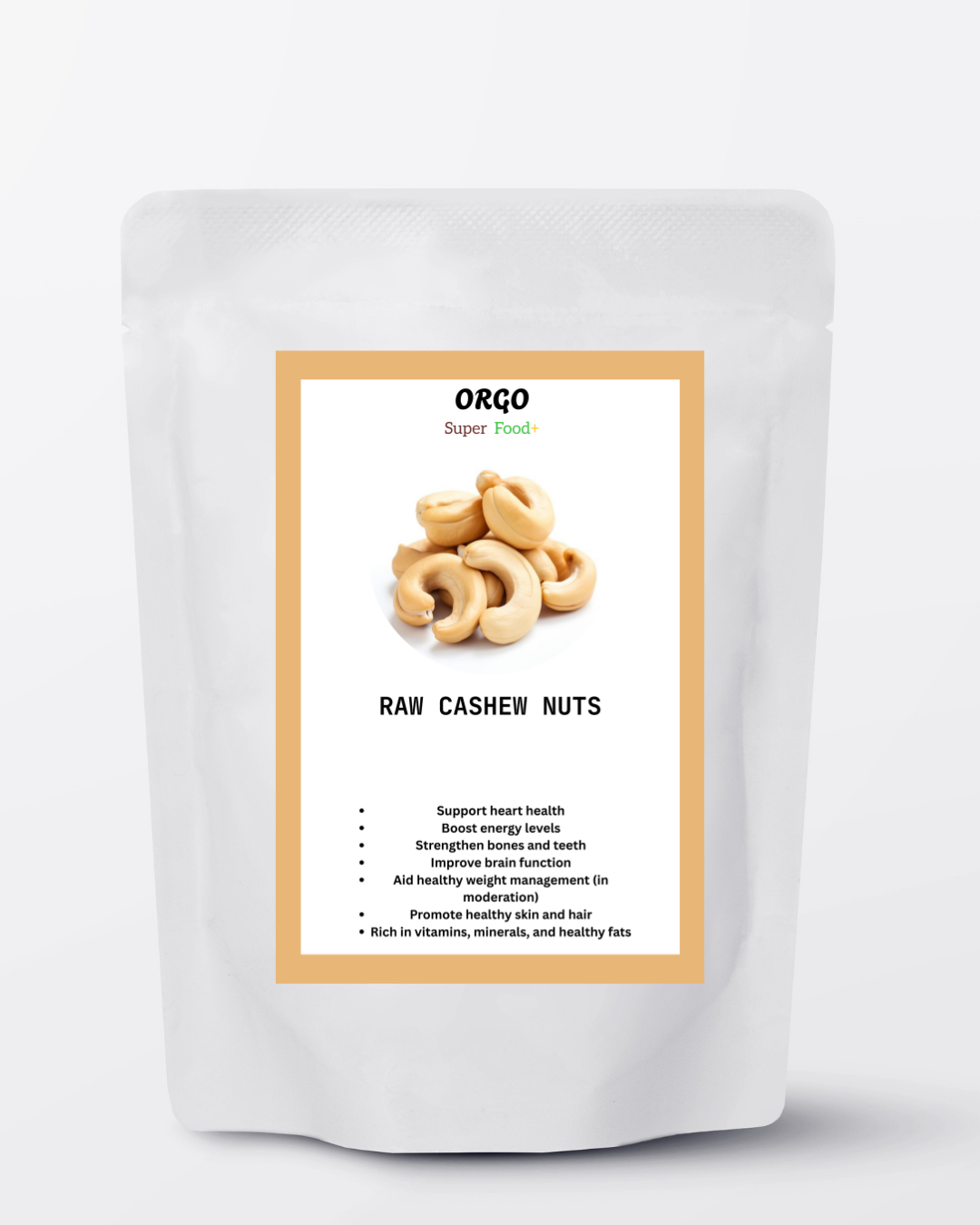 ORGO RAW CASHEW NUTS 500G, 1KG