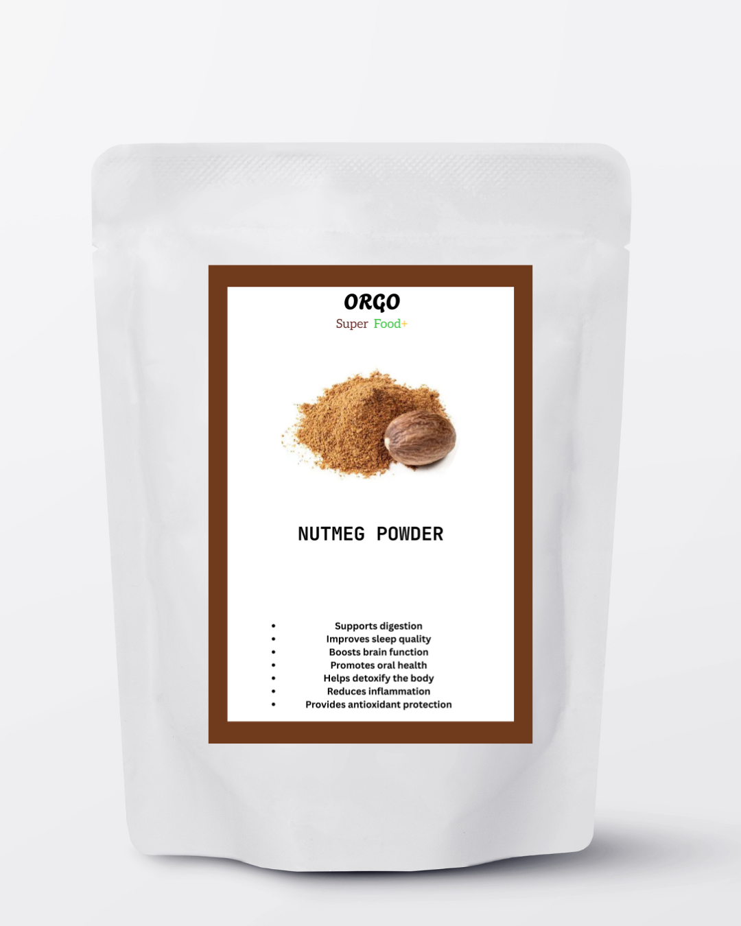 ORGO NUTMEG POWDER 60G,125G, 250G