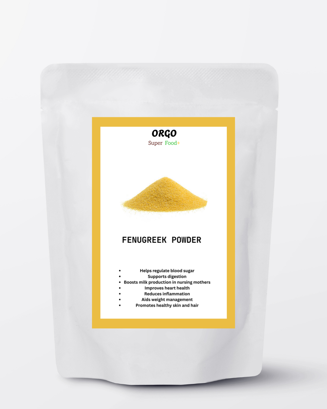ORGO FENUGREEK POWDER 60G, 125G, 250G