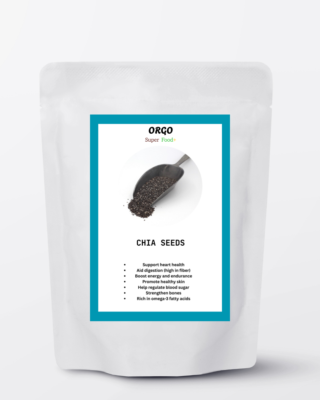 ORGO CHIA SEEDS 60G, 125G, 250G, 500G, 1KG