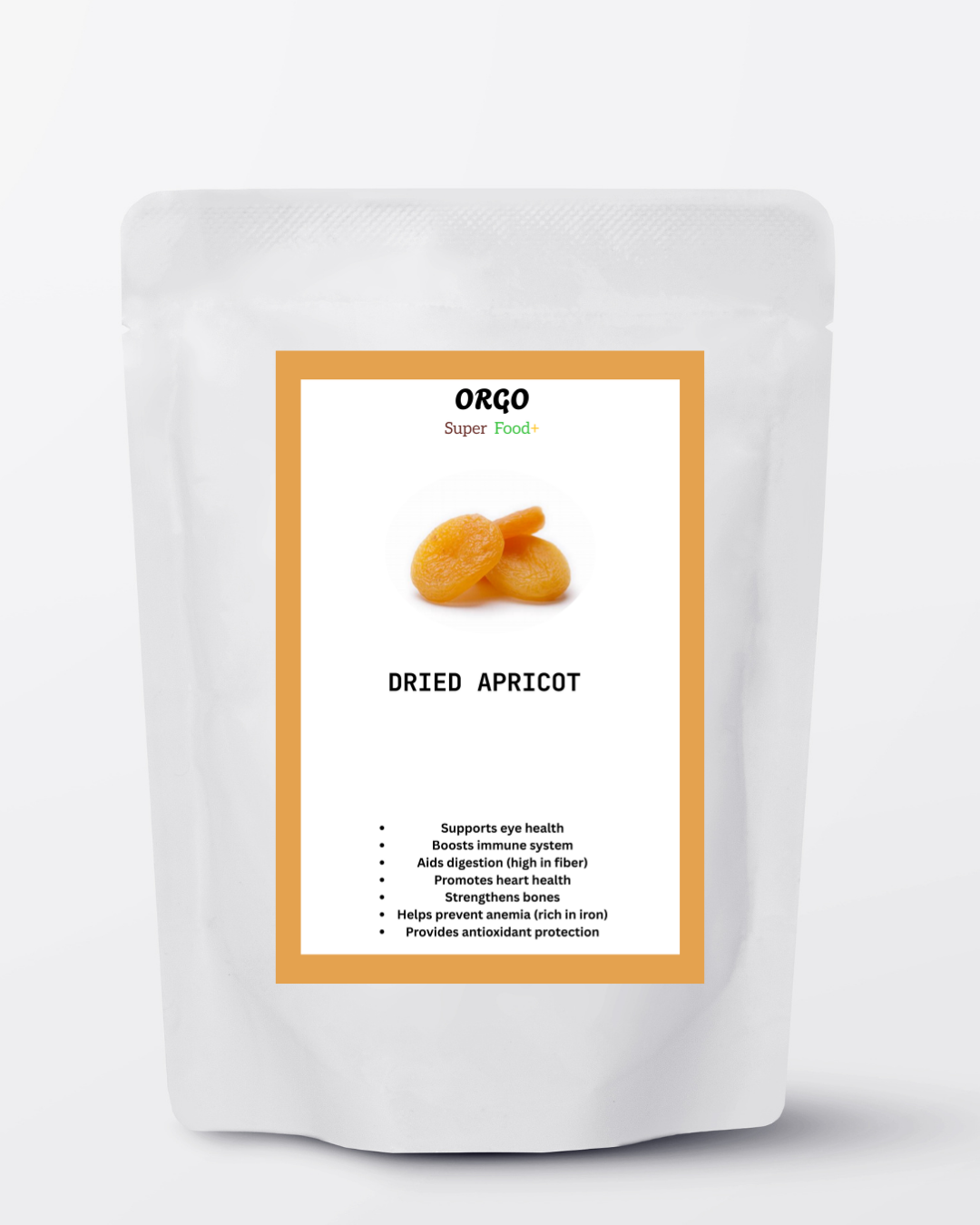 ORGO DRIED APRICOTS 250G, 500G