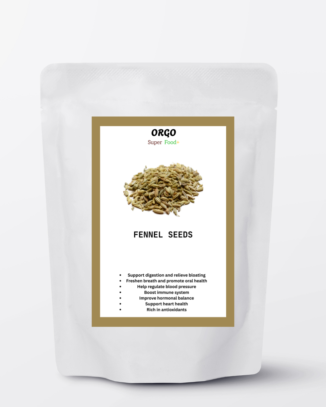 ORGO FENNEL SEEDS 60G, 125G, 250G, 500G, 1KG