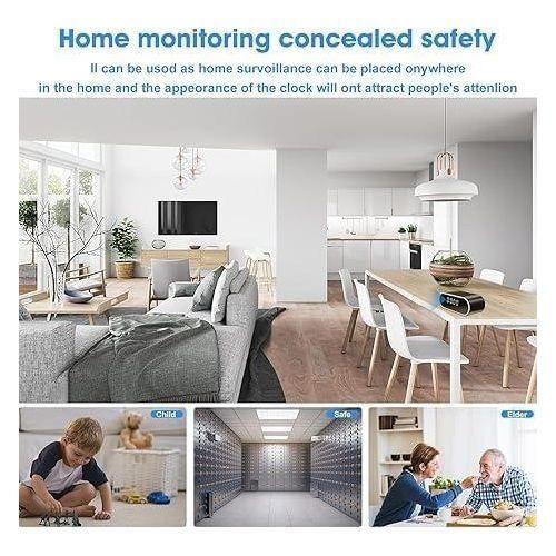 WIFI SPY HIDDEN DIGITAL WALL CLOCK CAMERA 1080p HD VIDEO QUALITY.