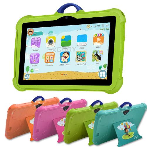 Kids Tablet 7 Inch Android Wifi Smart Drawing Touch Screen Waterproof Educational Tablets PC For Children Learning 4gb Ram 64gb Internal Storage