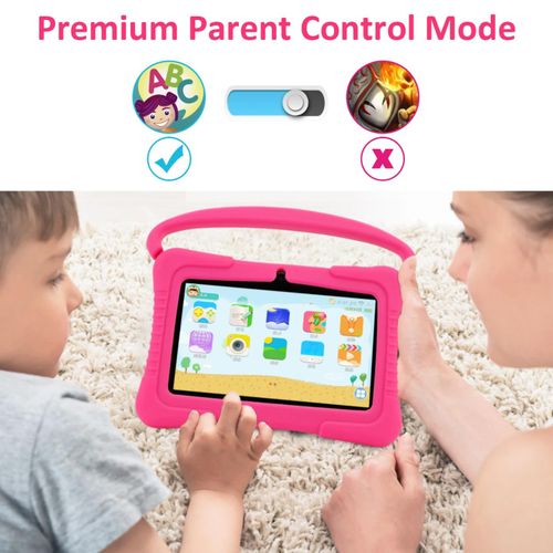 7-inch Kids educational Tablet PC with protective case wifi android kids tablet 8gb ram 128gb storage new children's educational Tablet