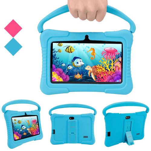7-inch android kids tablet Pc Educational pad with parental Lock eye protect HD screen Tablets for study learning gadgets kids gift Christmas