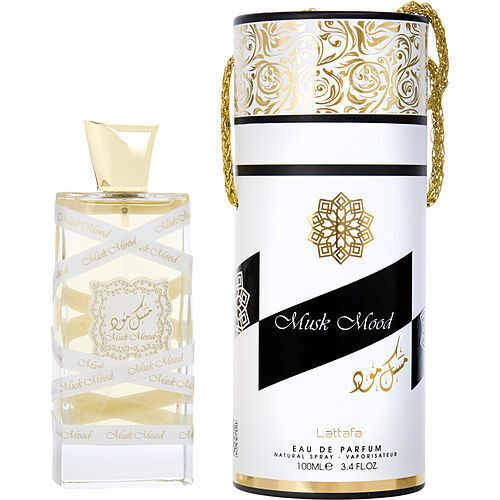 Musk Mood Eau de Parfum Spray 100ml (3.4oz) by Lattafa Perfume
Top Notes: Citrus & Fruity Notes Middle Notes: Florals, Vanilla, & White Musk Base Notes: White Musk & Sandalwood