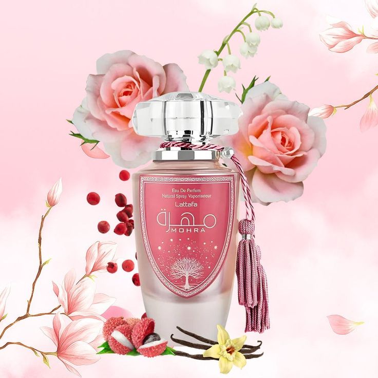 Mohra Silky Rose by Lattafa Perfumes for women
Top Notes - Rose, Litchi, Pink Pepper; Heart Notes - Rose, Musk, Lily-of-the-Valley; Base Notes - Vanilla, Musk, Patchouli.