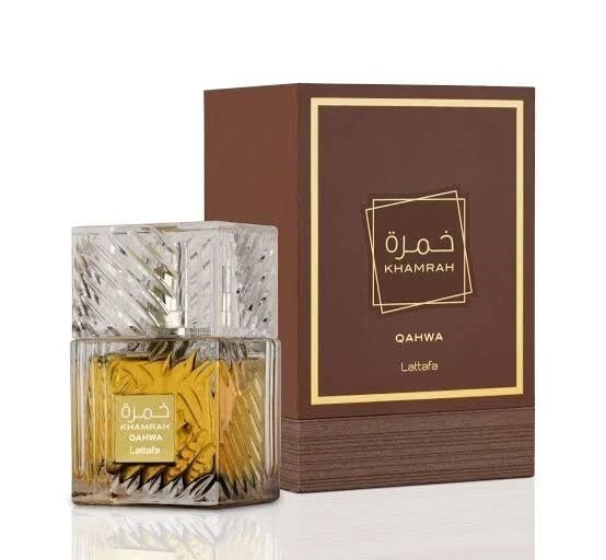 Khamrah Qahwa by Lattafa Perfumes is a Oriental Vanilla fragrance for women and men. Top notes are Cinnamon, Cardamom and Ginger;Middle notes are Praline, Candied Fruits and White Flowers