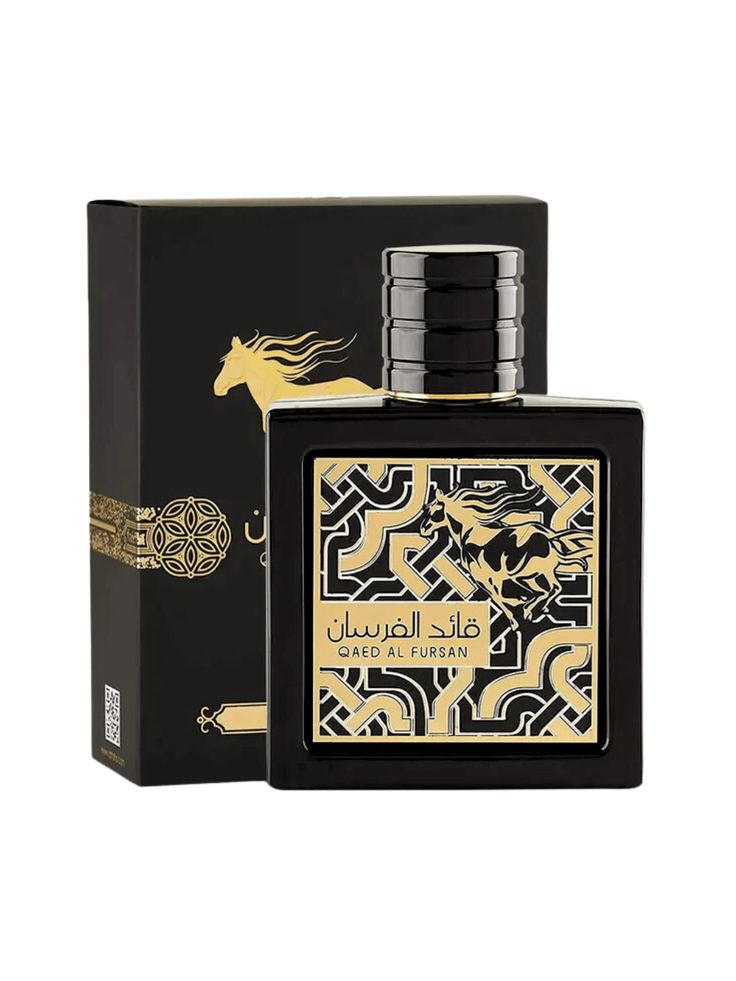 Lattafa Qaed Al Fursan for Unisex - Eau de Parfum - 90ml- the scent of not the sugary sweetness of pineapple, which is in harmony with the mysterious bergamot, appetizing currant berries & tart apples