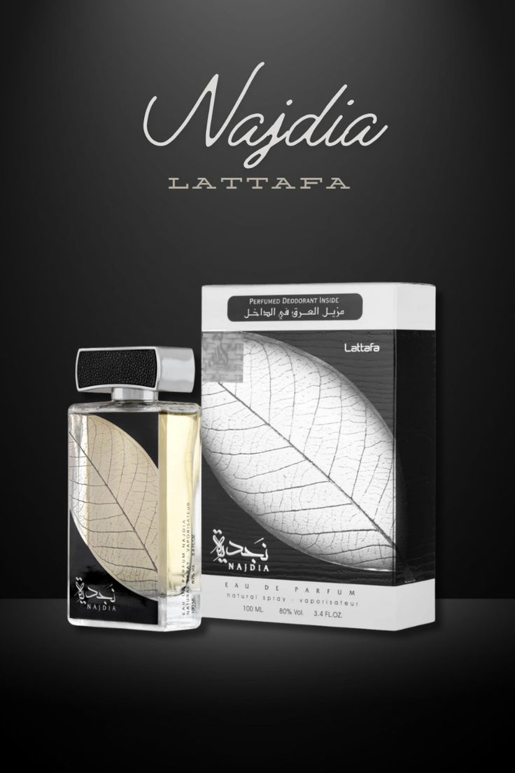 Najdia for Men Edp - 100ML (3.4oz) with Deo by Lattafa
Top Notes: Bergamot, Lemongrass, Lemon, Apple, & Cinnamon Middle Notes: Aqua Notes, Cardamom, Rosemary, & Lavender Base Notes: Cedar, Sandalwood