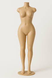 BLACK / BROWN Full Body Female Mannequin / Dummy Armless
