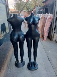 BLACK / BROWN Full Body Female Mannequin / Dummy Armless
