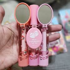 3Q beauty mirror attached lip gloss oil