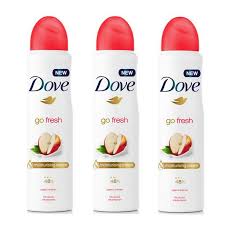 Dove Go Fresh Apple & White Tea, Women's Anti Perspirant Deodorant Aerosol Spray