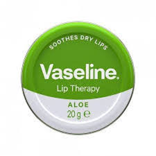 Vaseline Lip Therapy Aloe Vera 20g | Soothing Cooling Lip Balm | Deep Moisturizing Petroleum Jelly | Heals Dry Cracked Lips | Long-Lasting Hydration | Soft Smooth Lip Care Formula