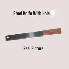 Stainless Steel Kitchen Knife with hole