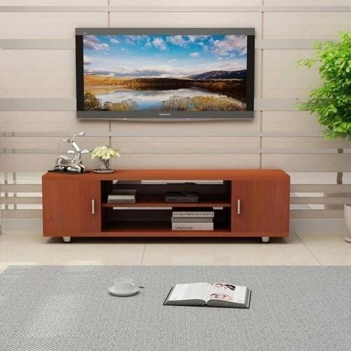 Cherry Modern Wooden  TV stand 4ft