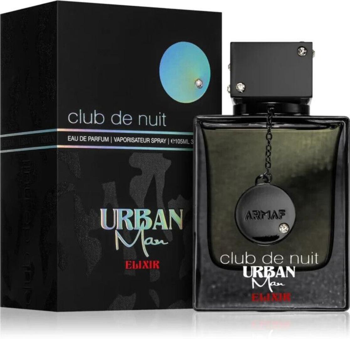 Club De Nuit Urban Man Elixir by Armaf- Spicy  Fresh  Long Lasting Men Perfume EDP ( 105ml)
