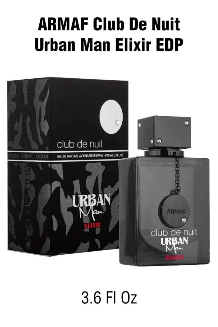 Club De Nuit Urban Man Elixir by Armaf- Spicy  Fresh  Long Lasting Men Perfume EDP ( 105ml)