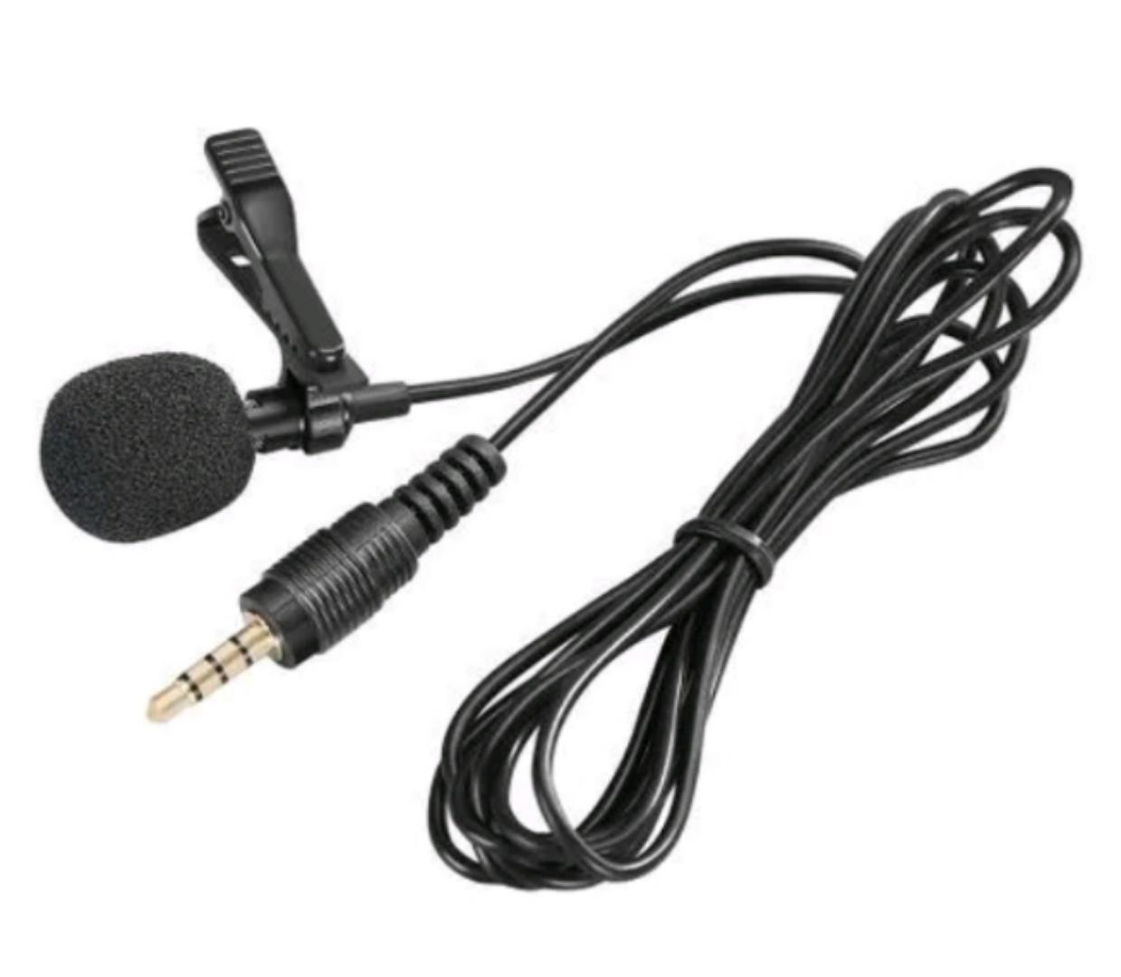 Lavalier wired microphone type C connector & 3.5 AUX jack superb sound for audio and video stage recording