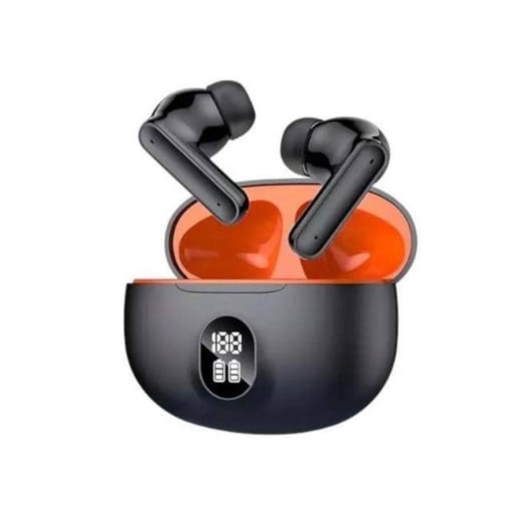 Oraimo true wireless earphones earpods with earbud noise cancellation and pure sound bass touch function to receive call many hours music time