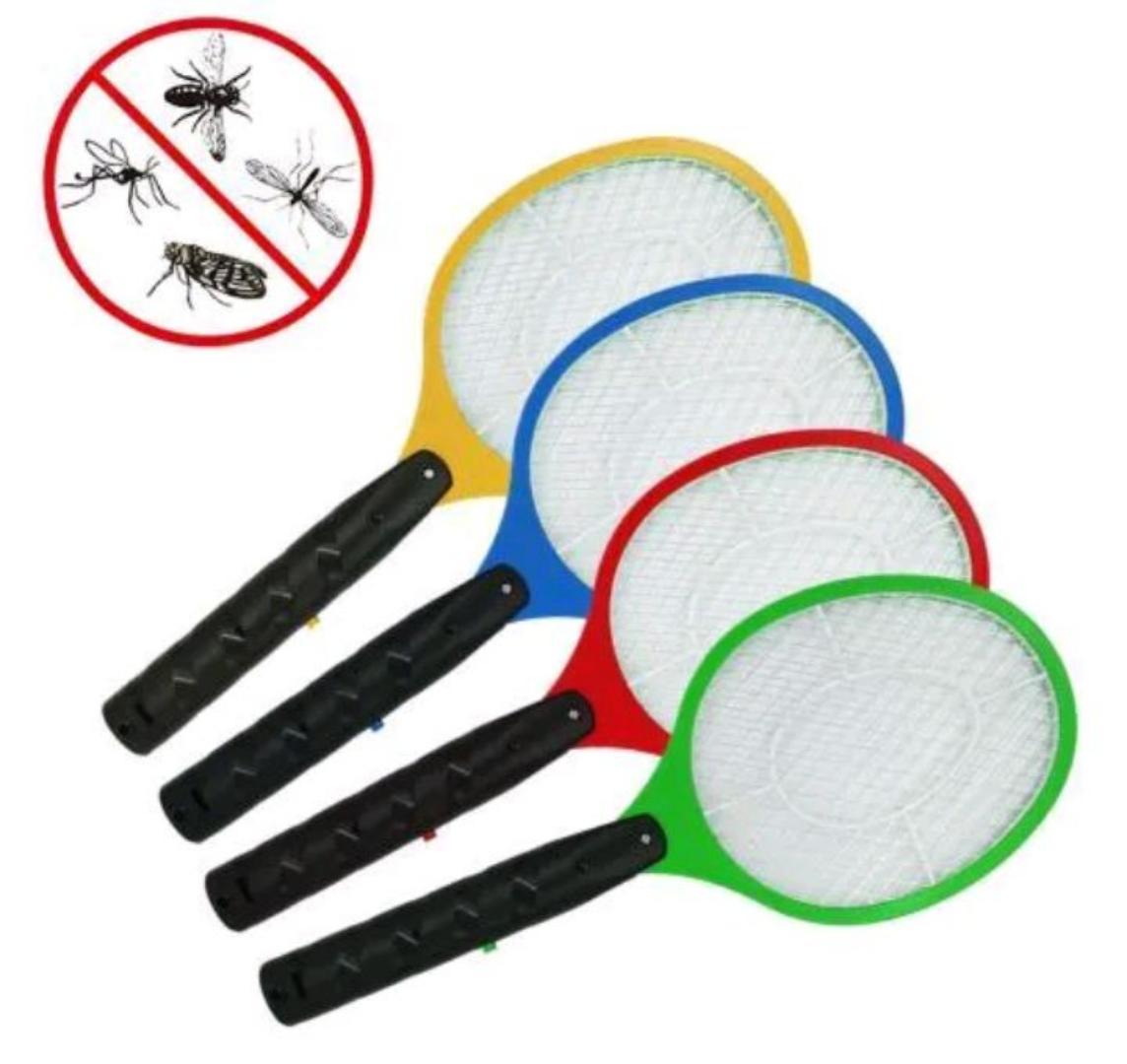 Rechargeable Portable mosquito racket trap electric mosquito or any frying insects killer