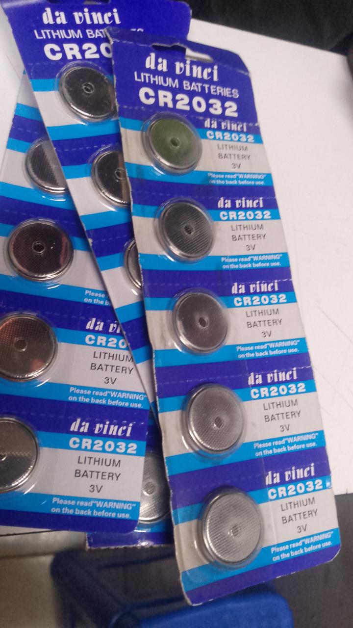 5 piece of CR1220 or CR1632 or CR2025 or CR1616 or CR2016 or CR2032 lithium battery 3V