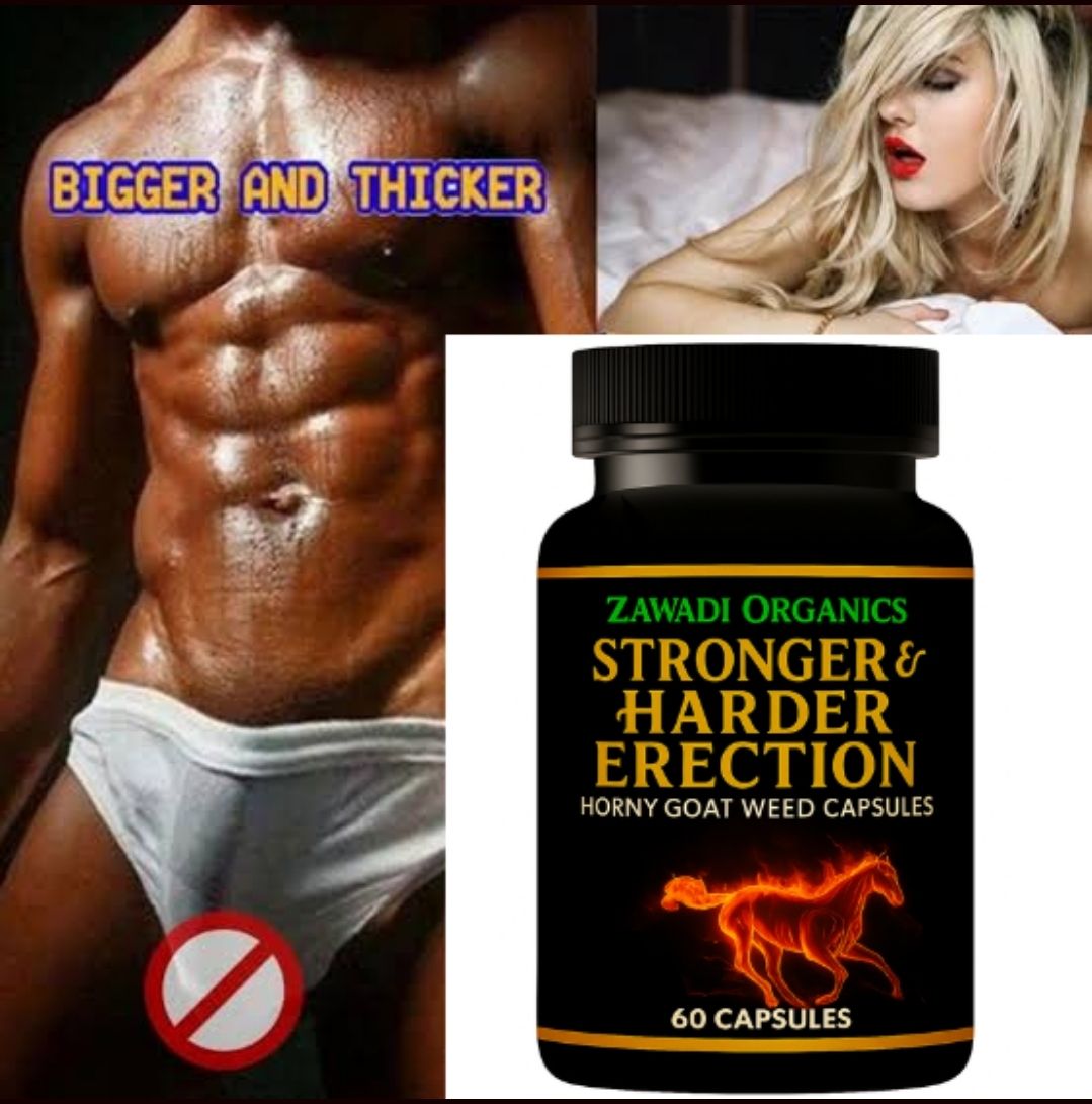 Stronger & Harder Erections Capsules - 100% Organic Viagra | Horny Goat Weed