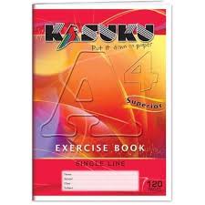 Kasuku A4 96 Pages Exercise Books -12 PCS