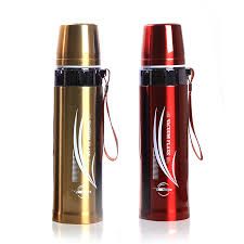 1000ML 2-Layer Stainless steel vacuum thermos cup vacuum flask travel cup mug