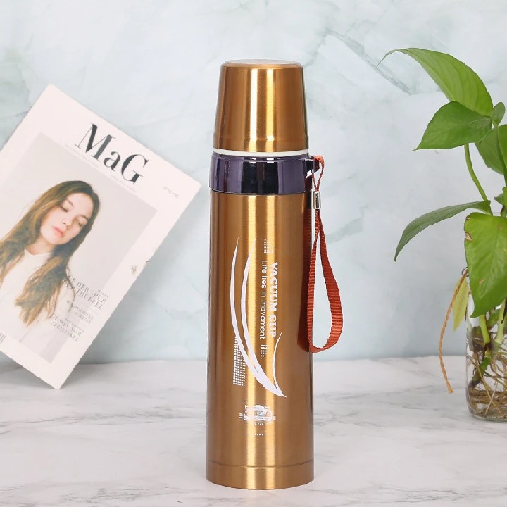 1000ML 2-Layer Stainless steel vacuum thermos cup vacuum flask travel cup mug