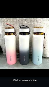 UYLEE Premium Gradient Insulated Stainless Steel Water Bottle with Carry Strap, Leak-Proof Vacuum Thermos Flask for Hot & Cold Drinks, Ideal for Office, Gym, Travel, School & Outdoor Use