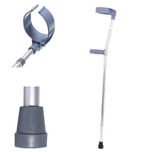 Medical Elbow Crutches closed arm | high-quality high-strength aluminum profiles, never rust, surface oxidation grind arenaceous process.