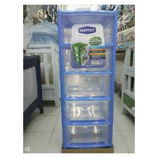 Kenpoly Heavy Plastic Home Small Multistore Drawer & Organizer – Compact and Stylish Design in 5, 4, or 3 Stack Options for Space-Saving Home and Office Storage