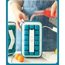 Portable Leakable Ice Cube Mold, 36-Slot Silicone Ice Tray for Easy Ice Making, Durable, Flexible, and Spill-Free for Home, Kitchen, and Outdoor Use
