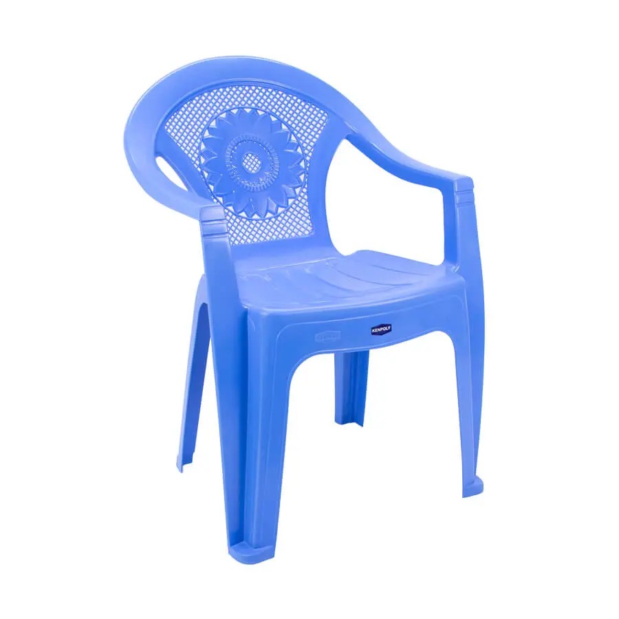 Kenpoly Plastic Chair With Armrest - Posture Friendly Ergonomics Heavy Duty chair Arm Rest Durable High quality seat