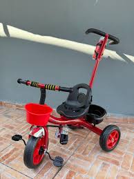 Executive Kids Tricycle with Push Handle – Safe Ride-On for Toddlers, Make your toddler’s first rides safe and fun, The parent-controlled push handle lets adults guide and steer while children learn