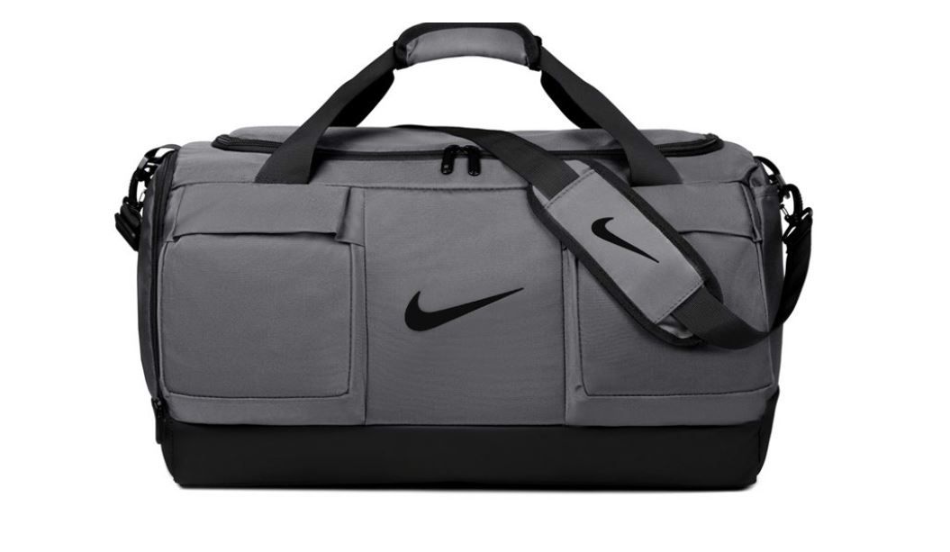 NIKE Large Waterproof Gym & Travel Duffel Bag with Shoe Compartment – Unisex Nylon Sports Backpack & Shoulder Bag
